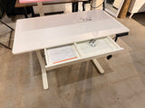 43” by 24” - Electric Standing Desk Adjustable Height Sit Stand Office- white
