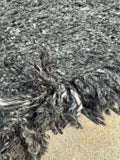 Vesta Home 12x15’ Handwoven Wool Cotton Rug – Navy Gray Luxury