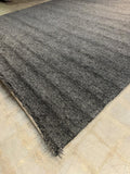 Vesta Home 12x15’ Handwoven Wool Cotton Rug – Navy Gray Luxury