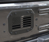 Jeep Wrangler JL 2018+ Spare Tire Carrier Delete Filler Plate - USA American Flag Style