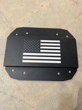 Jeep Wrangler JL 2018+ Spare Tire Carrier Delete Filler Plate - USA American Flag Style