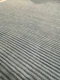 5×7’ Wool-Cotton Blend Area Rug – Blue-Green Modern Design