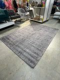 Vesta Home Hand-Knotted 100% Viscose Area Rug – Light Purple / Lavender – 5’5” x 7’7”