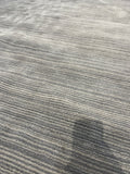 10’ x 14’ - Used for Staging Handmade Modern Wool & Viscose Area Rug – Grey – Contemporary