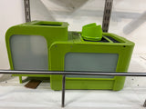 Reptile Aquarium Castle,Reptiles and Amphibious Habitat，Suit for Turtles,Hermit Crabs and Small Amphibians with Basking Platform(18.5in11in10in)
