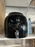 Reduced-Minor Scratches on the side GEO Black Porcelain Ceramic Crock Water Dispenser for 3-5 Gallon Bottles