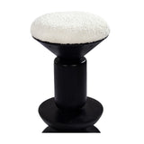 Reduced - Ashford Counter Stool Upholstered Boucle , Washed Ash