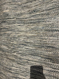 5x8 Wool-Poly Blend Flatweave Rug, Neutral Earth Tones with Textured Tassels