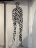 Human standing - dot art
