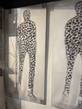 Human standing - dot art