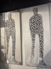 Human standing - dot art
