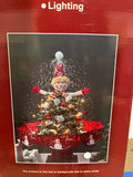 Indoor Lighted Snowing Christmas Tree & Snowman – Plays 25 Holiday Songs - 29”