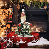 Indoor Lighted Snowing Christmas Tree & Snowman – Plays 25 Holiday Songs - 29”