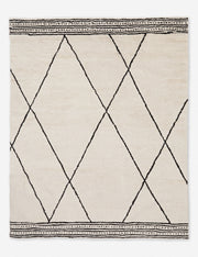 Danica Hand-Tufted Wool Moroccan Style Rug - 6’ x 9’