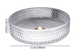 Vessel Transparent Diamond Shaped Crystal Glass Bathroom Wash Sink Basin’s