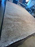 9x12’ Hand-Tufted Area Rug – Brown & Tan Modern Neutral Carpet