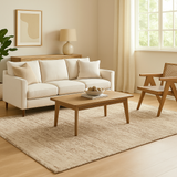 9x12’ Hand-Tufted Area Rug – Brown & Tan Modern Neutral Carpet