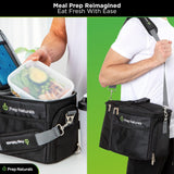 Insulated Lunch Box with Containers Leakproof Meal Prep Cooler Bag