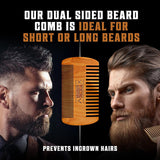 Beard Grooming Kit Brush Comb Wash Conditioner Set Men Care Kit