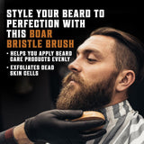 Beard Grooming Kit Brush Comb Wash Conditioner Set Men Care Kit