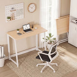 Space Saving Folding Desk 31.5” Compact Workstation Portable Table