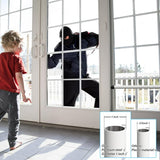 Adjustable Sliding Door Security Bar White Window & Patio Lock 18”-30”
