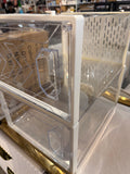 12 Clear Stackable Shoe Storage Box Organizer 13” x 10” x 6”