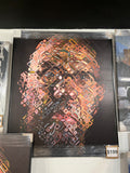 53” x 64” Large Geometric Portrait Wall Art – Inspired by Chuck Close Replica , Modern Abstract Canvas