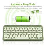 LTC MK791 Multi-Device Bluetooth Keyboard – Wireless Rechargeable Keyboard for Laptop, Tablet & Smartphone, Quiet Slim Design