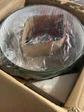 Visual Comfort Studio Malone 1-Light 15.75” Olive Flush Mount Ceiling Light – Modern Metal Fixture