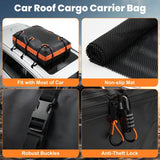 20 Cu. Ft. Waterproof Rooftop Cargo Carrier Bag for Cars SUVs Vans - color unknown