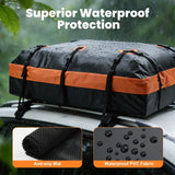 20 Cu. Ft. Waterproof Rooftop Cargo Carrier Bag for Cars SUVs Vans - color unknown