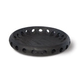 Black Handcrafted Mango Wood Savior Bowl by Regina Andrew