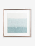 Loloi Delight Wall Art Aqua Tonal Gradient