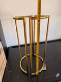 Modern Gold Metal Round Side Table Legs / Base – 20” Tall