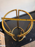 Modern Gold Metal Round Side Table Legs / Base – 20” Tall