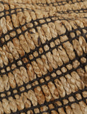 Bryn Jute Rug, Natural and Espresso - 8’ x 10’