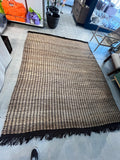 Bryn Jute Rug, Natural and Espresso - 8’ x 10’