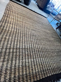 Bryn Jute Rug, Natural and Espresso - 8’ x 10’