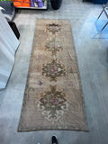 Reduced - Vintage One of a Kind Turkish Area Rug Runner - 10’8” x 4’2”