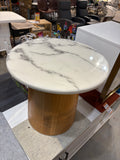 Small Cottage Round Wood Side Table