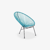Feather Vista Acapulco Lounge Chair – Turquoise Outdoor Accent – Lightweight & Sturdy – 27.5” Wide