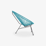 Feather Vista Acapulco Lounge Chair – Turquoise Outdoor Accent – Lightweight & Sturdy – 27.5” Wide