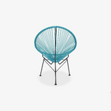 Feather Vista Acapulco Lounge Chair – Turquoise Outdoor Accent – Lightweight & Sturdy – 27.5” Wide