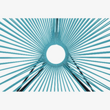 Feather Vista Acapulco Lounge Chair – Turquoise Outdoor Accent – Lightweight & Sturdy – 27.5” Wide