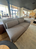 Ahdome ValMinimal Sectional Left Facing Sofa Lounger Grey Linen