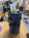 Gas Fire Pit, 18” Tall x 10” Diameter - Open Box - table top