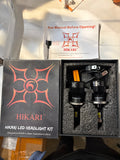Hikari H4/9003/HB2 LED Light Bulbs Dual Beam 45W 20000LM 6000K Cool White Pair