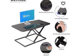 36″ Adjustable Standing Desk Converter, Black