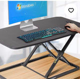 36″ Adjustable Standing Desk Converter, Black